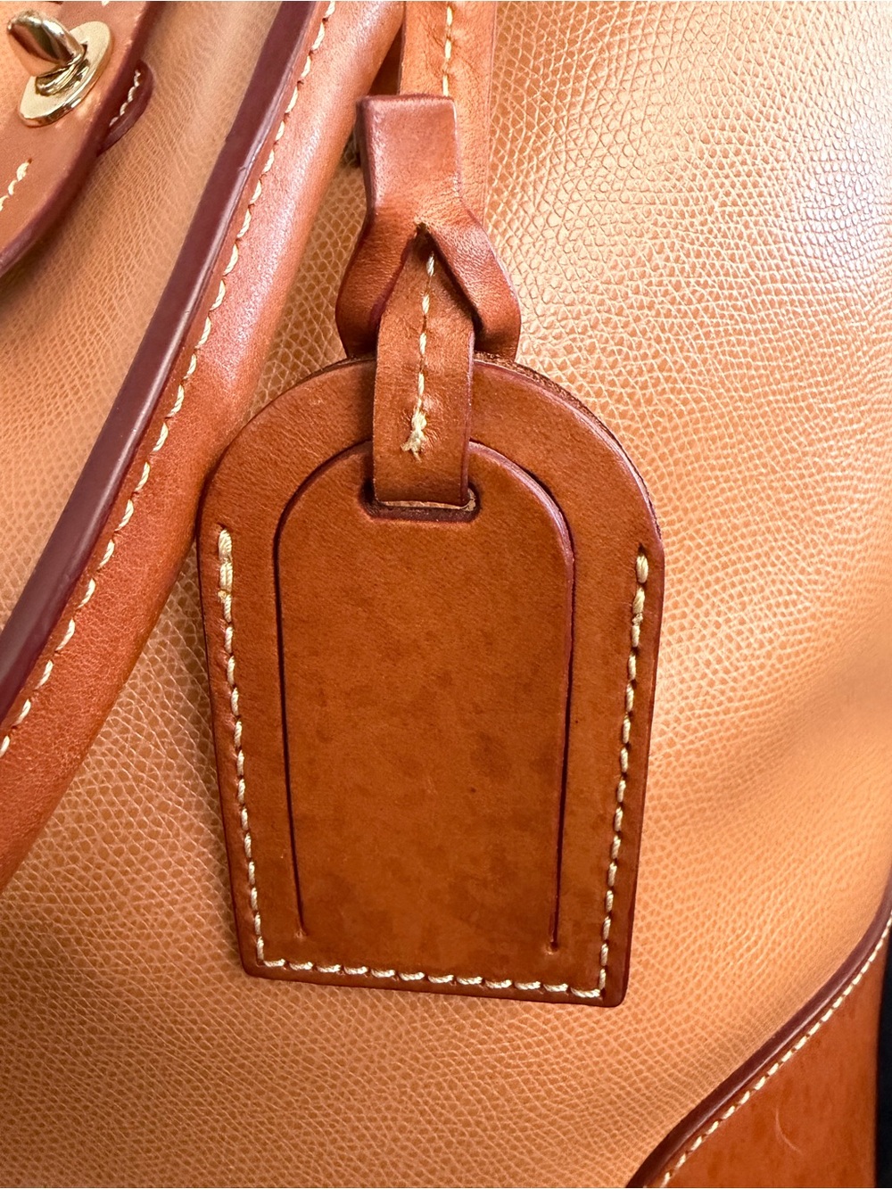 DOONEY & BOURKE | Shelby Shopper - Caramel, Smooth Textured Butterscotch Leather - Picture 8 of 8